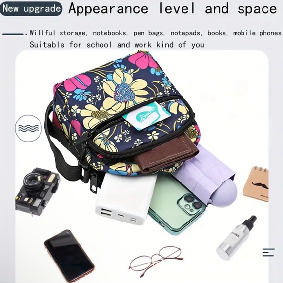 NWT! Stylish Floral Crossbody Purse - Shoulder Bag for Women’s - Picture 3 of 4